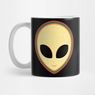 Retro Vintage Alien Mug